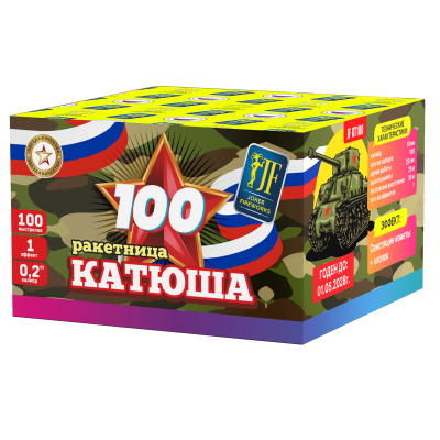 Батарея салютов Катюша КТ100